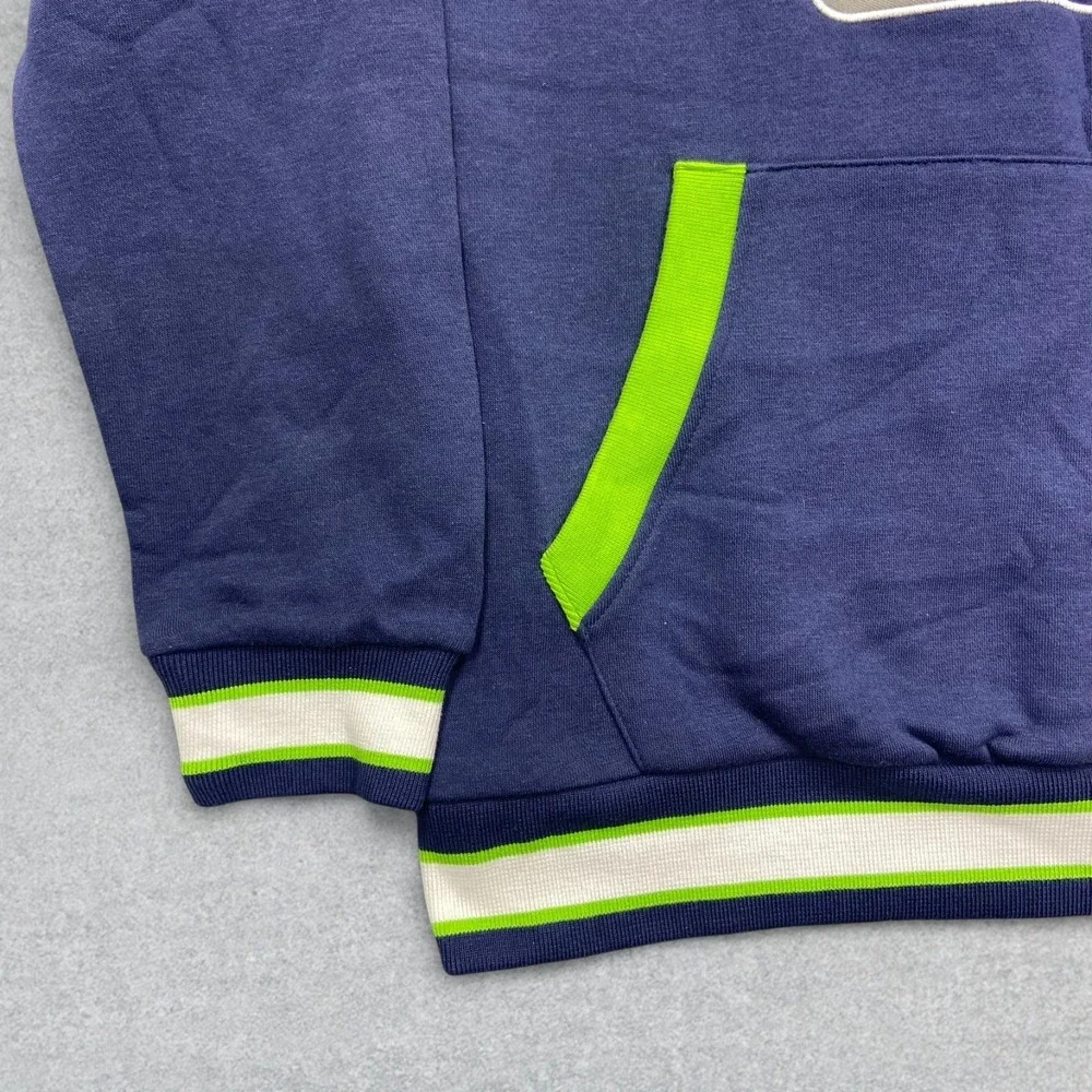 Seattle Seahawks Hoodie Men's Medium Blue‎ Green NFL Team Apparel Football NWT